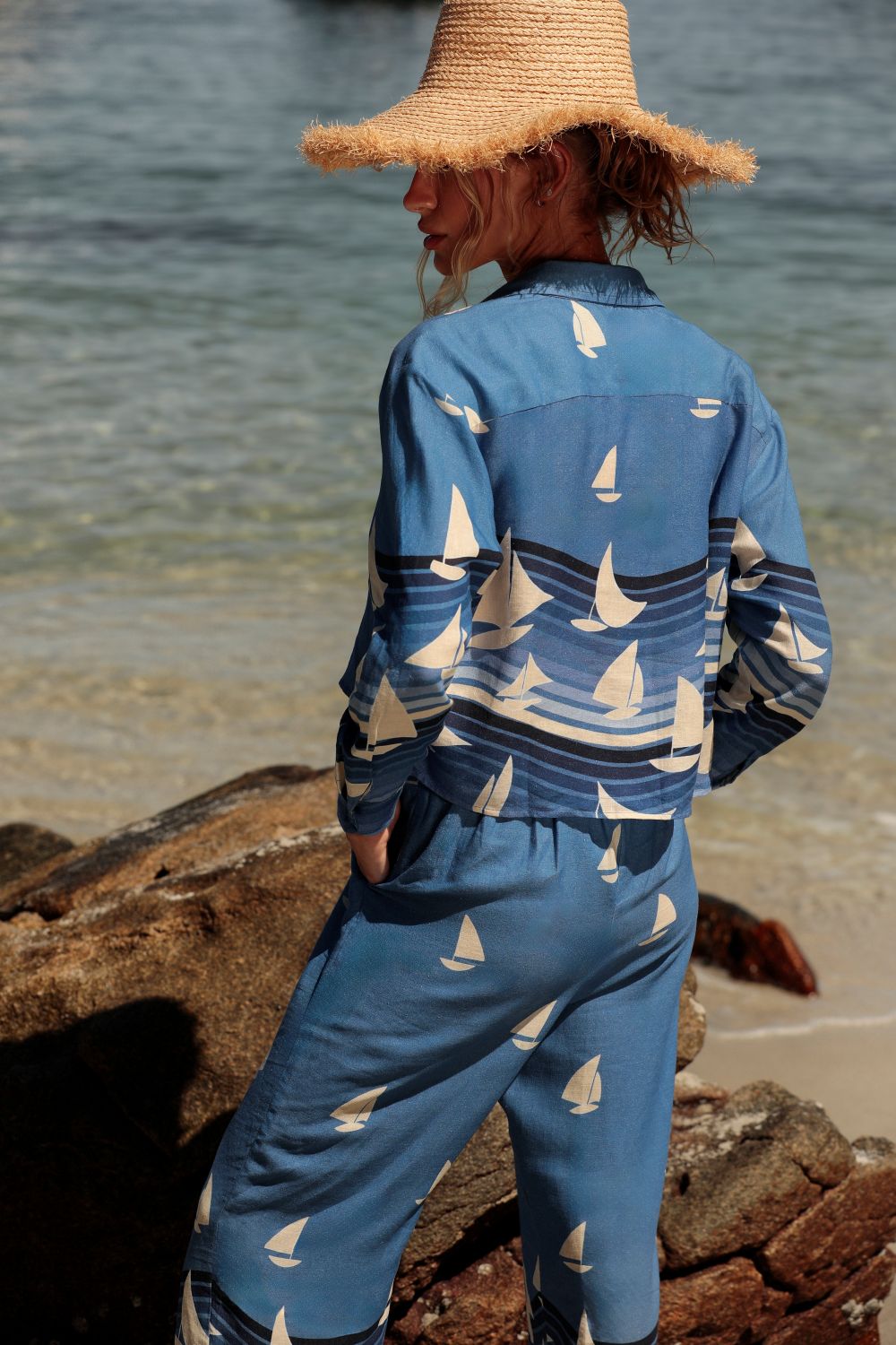 Shirt Cropped Barcos
