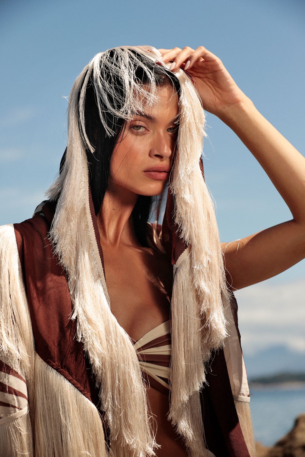 Sarong Fringes Leque