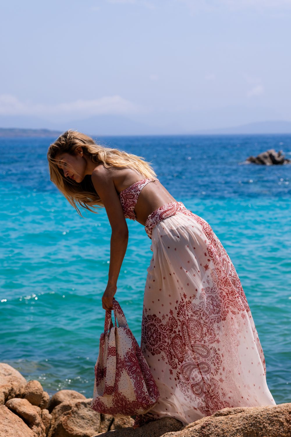 Skirt Menorca Paisley Cherry