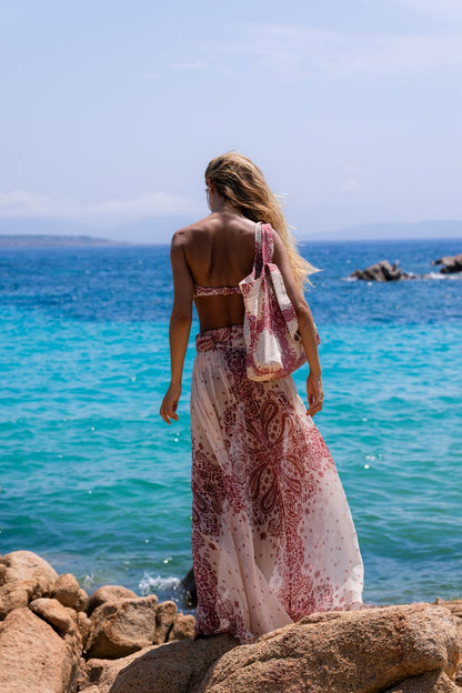 Skirt Menorca Paisley Cherry