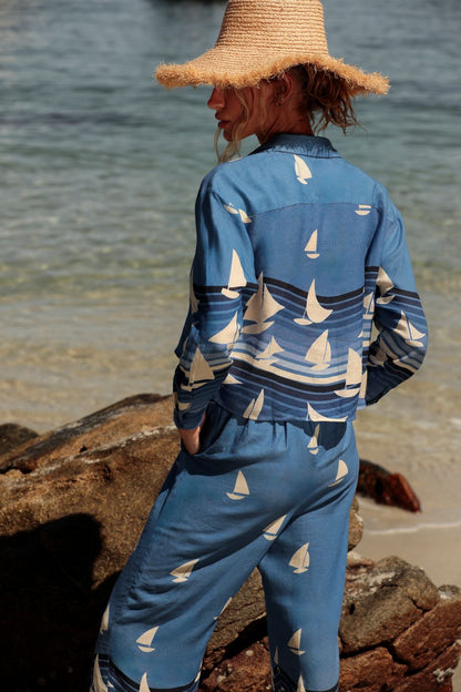 Shirt Cropped Barcos