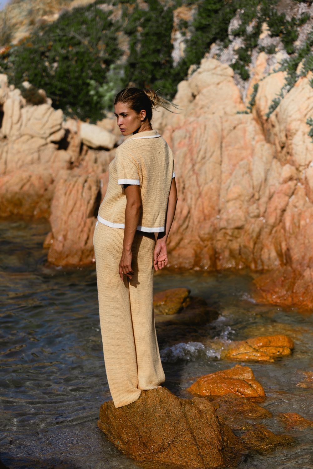 Pants Tricot Corse Raffia