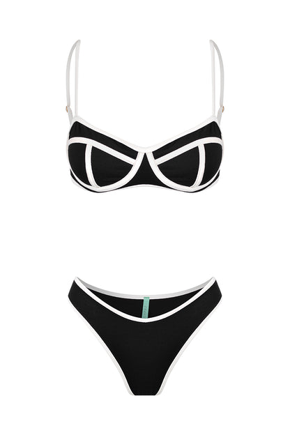 Top Bikini Calabria Black