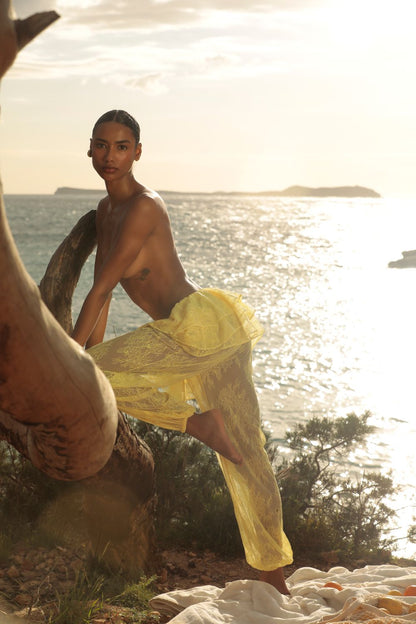 Pants Tanit Yellow Polen