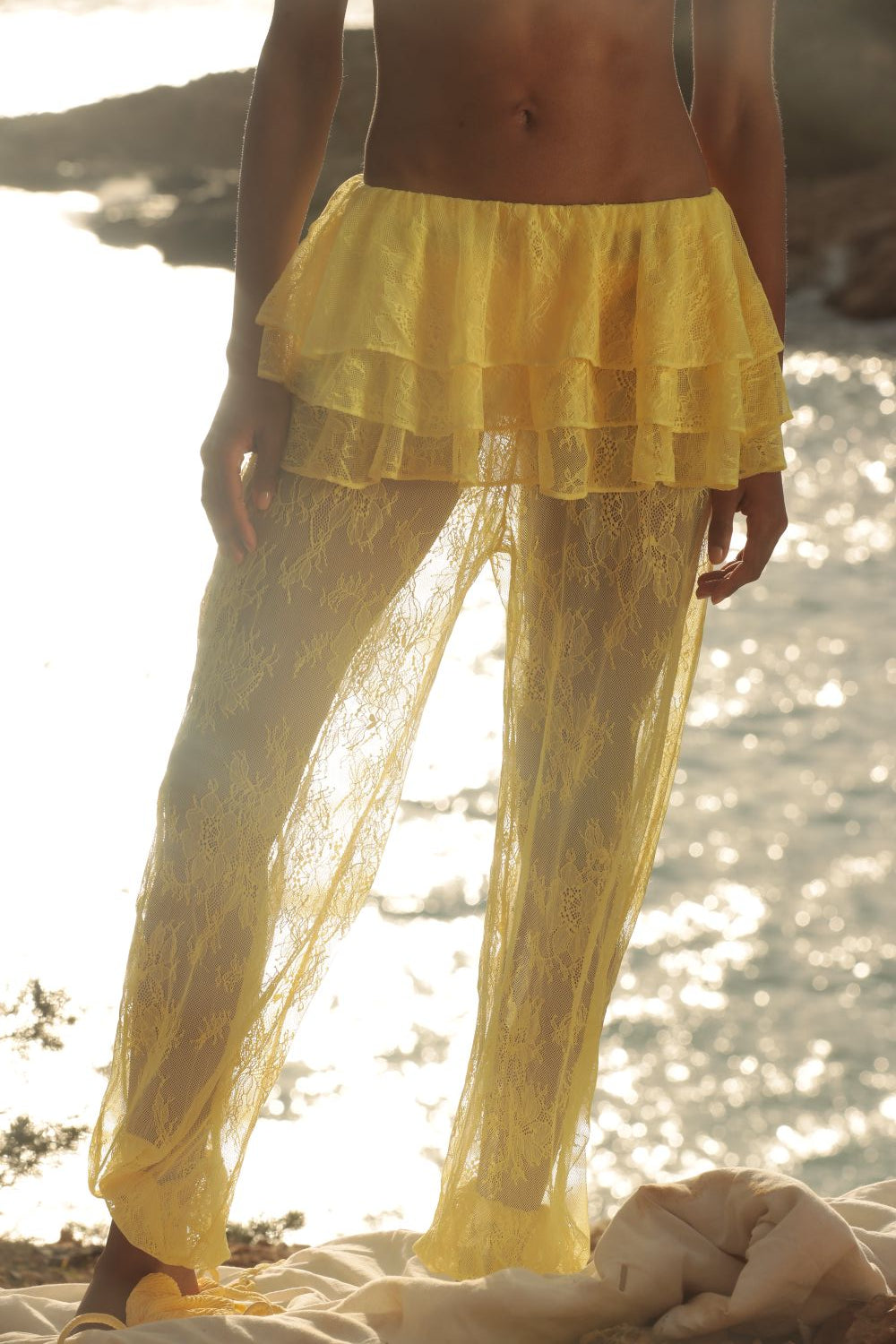 Pants Tanit Yellow Polen